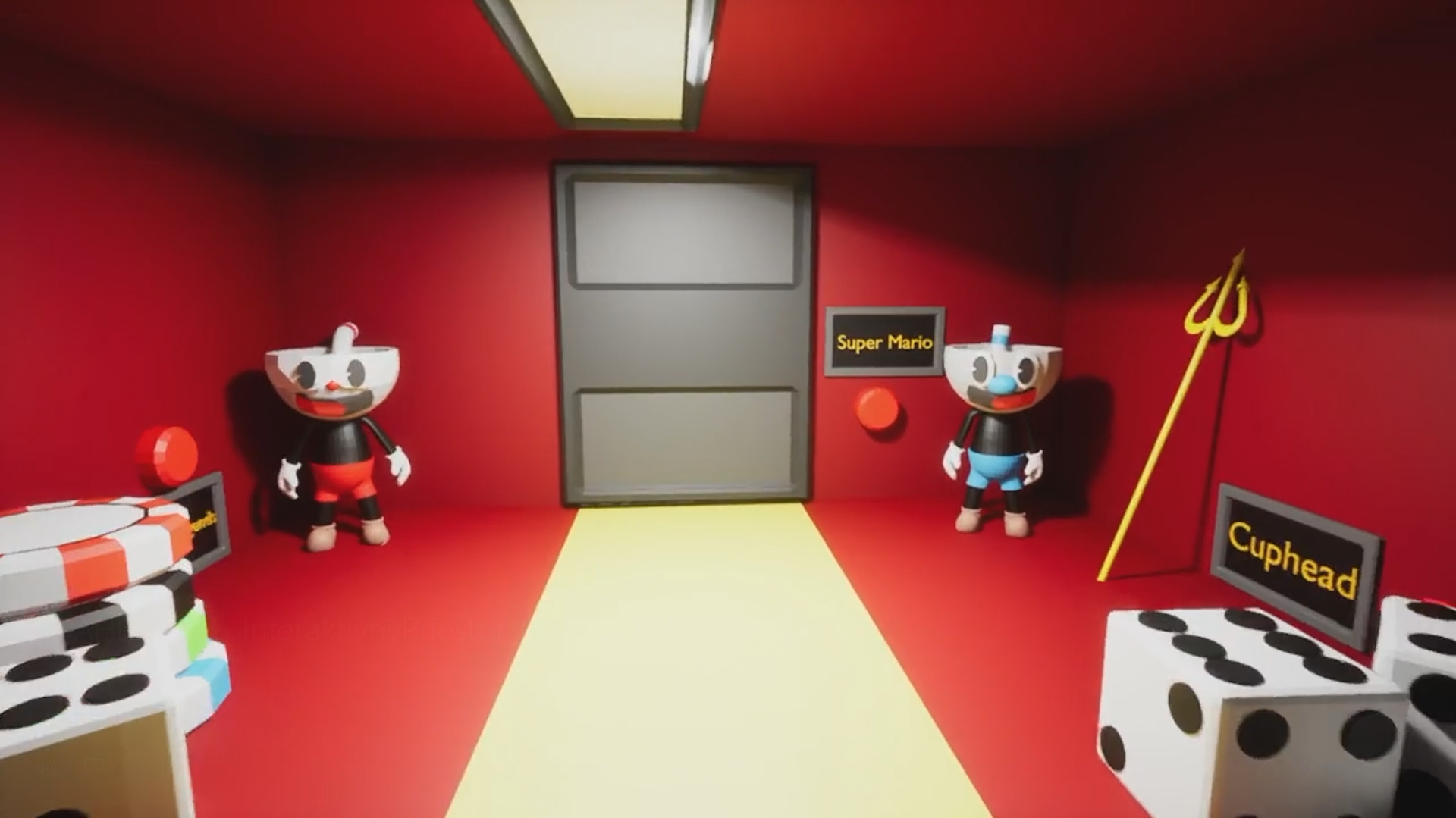 Jedna z miestnosti interaktívneho prostredia