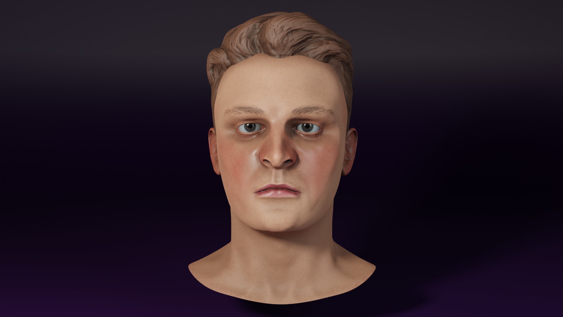 Autoportret animacia render