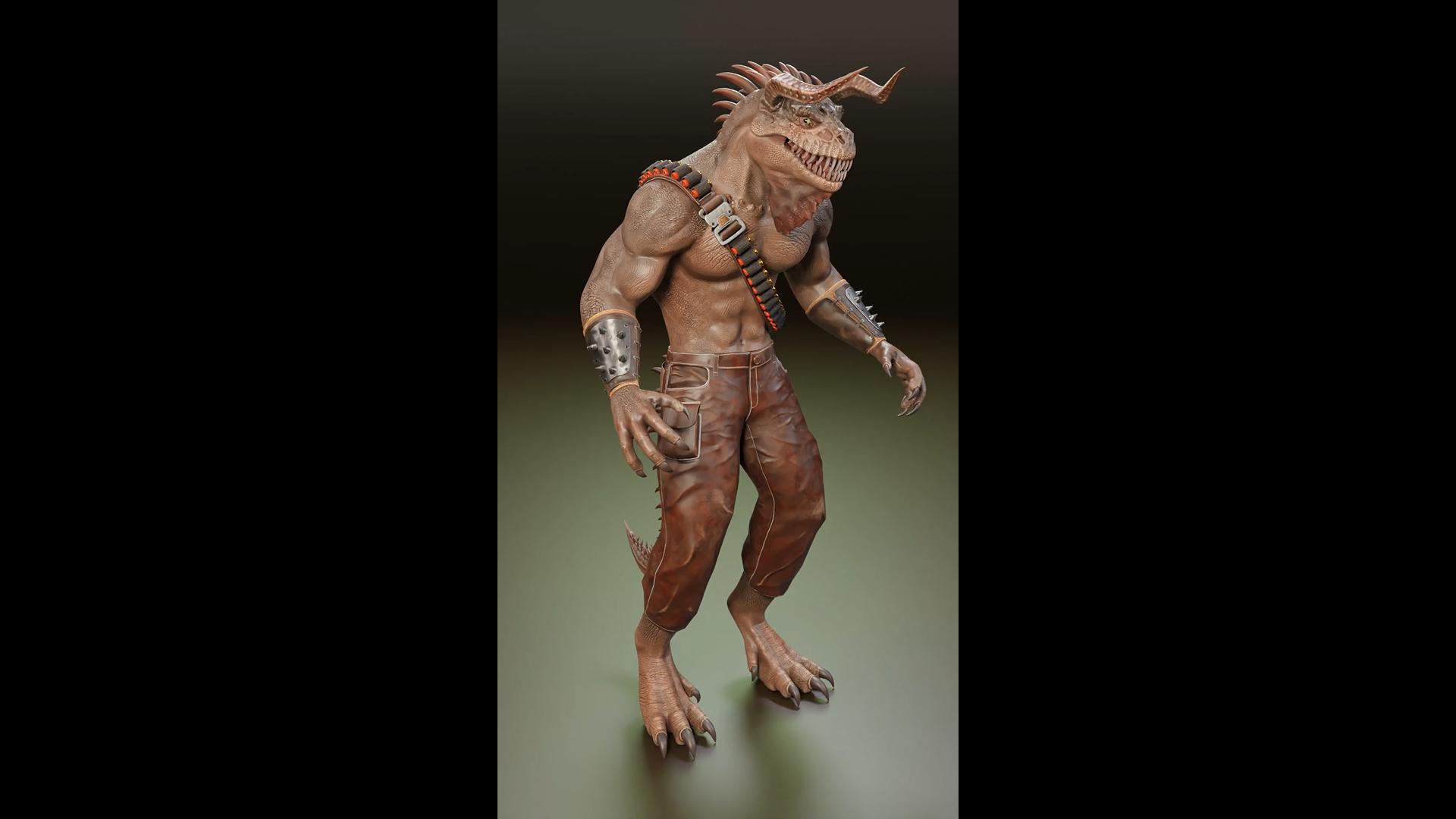 Lizard Rotation Animation